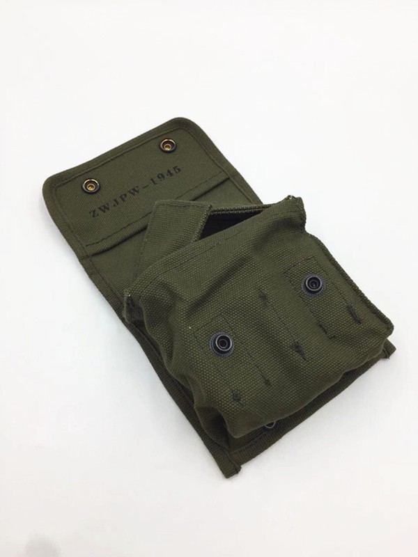 WW2 US MILITARY ARMY M2 M1945 GUNGLE FIELD FIRST AID KIT POUCH BAG WITH US gallery