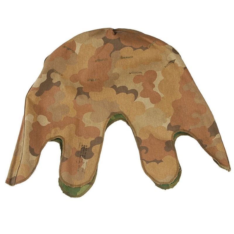 VIETNAM WAR US MILITARY REVERSIBLE MITCHELL CAMOUFLAGE TACTICAL HELMET COVER gallery