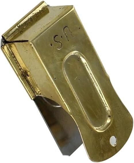 U.S. WWII D-Day Paratrooper Brass Signaling Cricket Clicker gallery