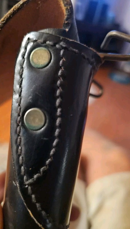 Premium Leather Holster Colt 45 1911 Pistol ~SERVICE MFG. CO. NY 11" gallery