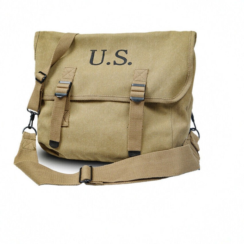 WW2 US ARMY M1936 M36 FIELD HAVERSACK SHOULDER KNAPSACK POUCH