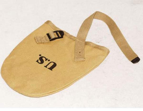 WWII WW2 US U.S. Army M1910 T-Handle Shovel Cover Khaki - US116 gallery