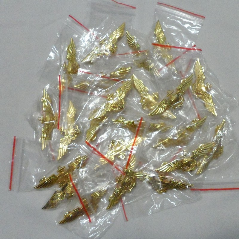 50pcs WWII U.S. NAVY-MARINES PILOT AVIATOR BADGE WINGS PIN METAL
