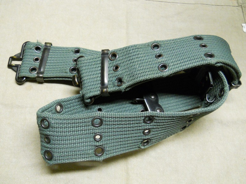 LARGE Adjustable to 54" M1956 PISTOL BELT & M-1 Carbine Magazine Pouch Belt Type gallery