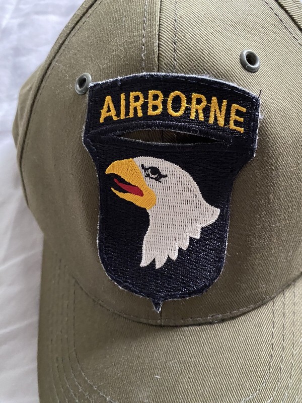 Airborne D-Day WWII Army Green Adjustable Baseball Cap gallery