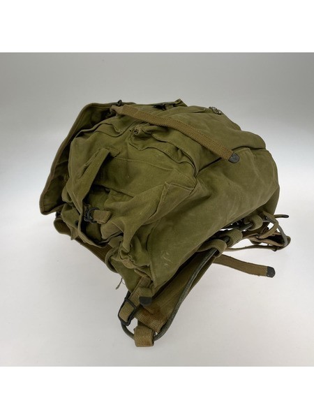US ARMY WWII Backpack 1941 Vintage Military Khaki Used gallery