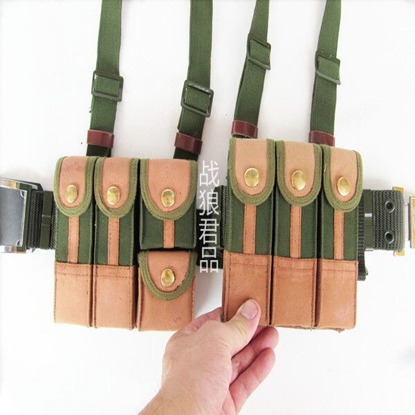 Chinese Army Type 79 Chest Rig Ammo Pouch 7.62x25 20rds Mag Bag SWAT Belt Strap gallery
