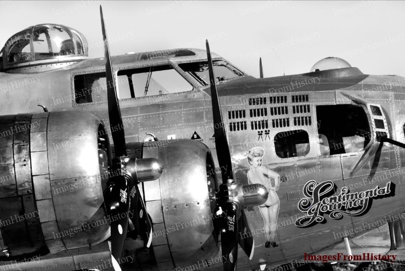 8x10 Print United States Air Force Aircraft Boeing B-17 Flying Fortress #29348