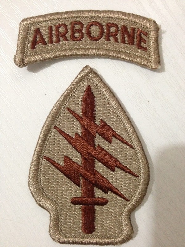 UNITED STATES US AIRBORNE SPECIAL FORCES EMBROIDERED MILITARY PATCH