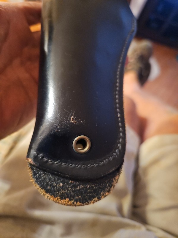 Premium Leather Holster Colt 45 1911 Pistol ~SERVICE MFG. CO. NY 11" gallery