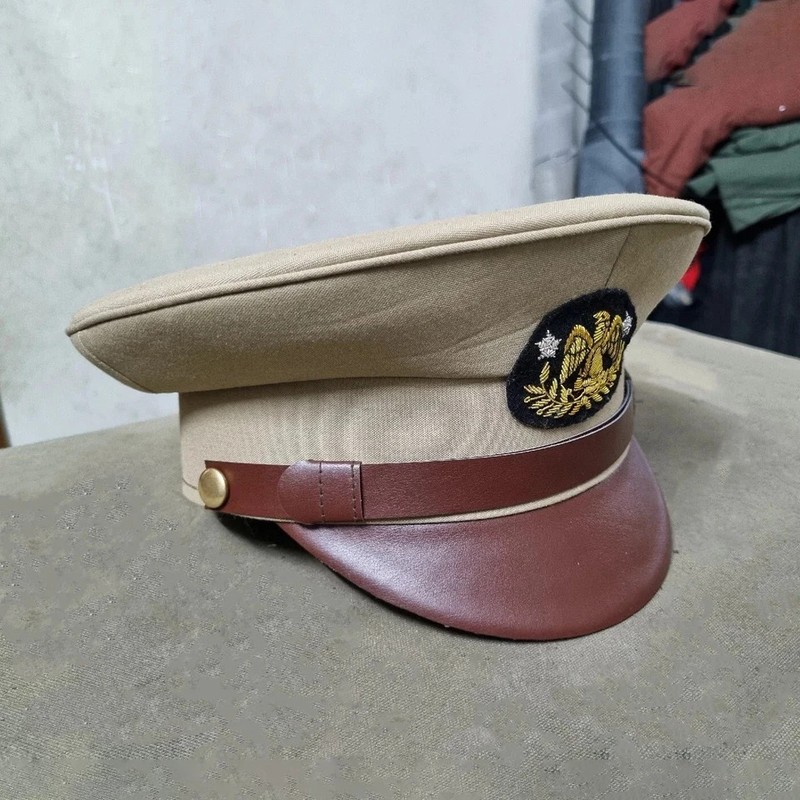 Mexican Army Military Officers Dress Visor Hat Cap All Size gallery