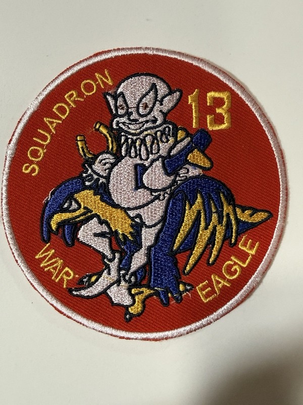 WWII USAAF 13th Field Flight Training Squadron “War Eagles” Reproduction Patch