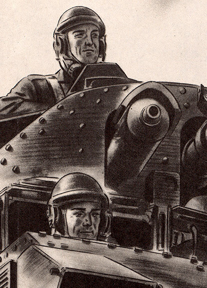 1943 “Mightier Yet!” Vintage Style WW2 British Tank Poster - 24x36 gallery