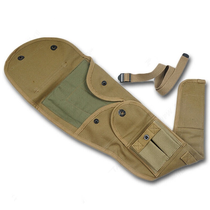 WW2 US ARMY M1 CARBINE PARATROOPER CANVAS COVER JUMP CASE MAG POUCH gallery