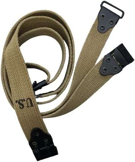 WWI WWII M1903 Thompson Kerr Pattern Adjustable Sling Khaki Color gallery