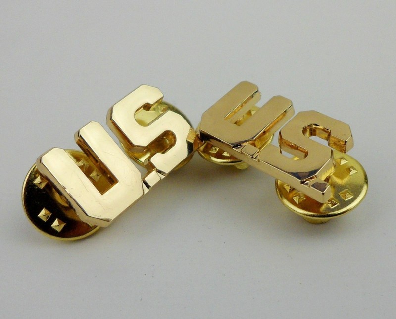 --Set WWII US Army Officer 5 Stars General Rank Badges eagle US Pin Insignia-- gallery