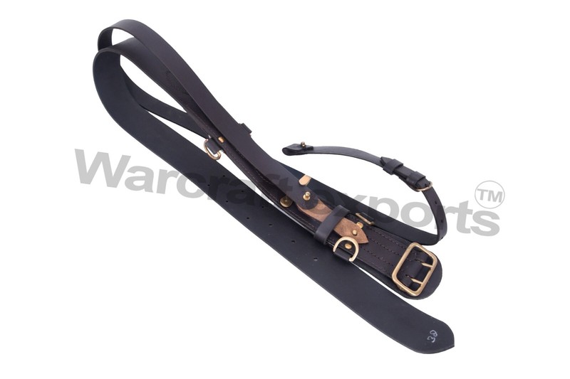 Army Dark Brown Sam Browne Belt With Shoulder Strap 90 cm gallery