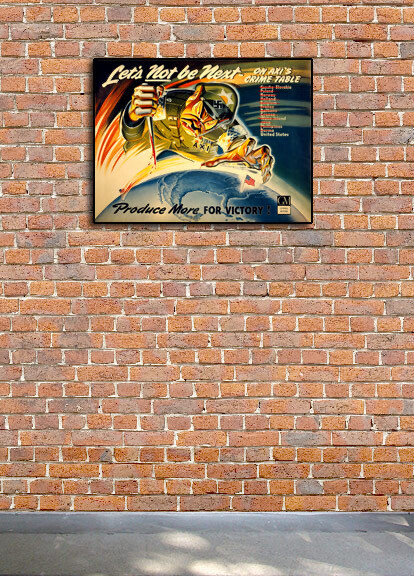 Defeat Axis! - 1940s WWII Propaganda War Poster - 18x24 gallery