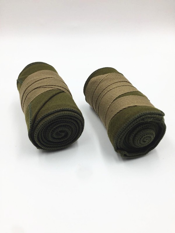 WW2 Japanese Army Soldier Green Woolen Leggings Puttee Of MILITARY War Reenactme