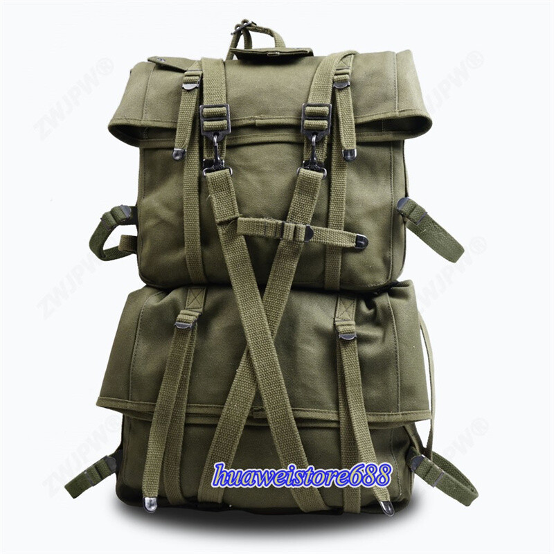 Replica WW2 USMC M1944 Haversack Military Backpack Upper+lower Bag Set