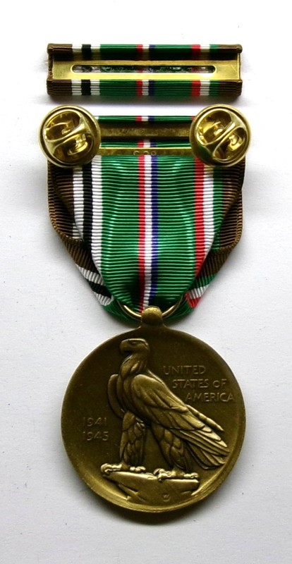 WW II European African Campaign Medal with Ribbon 2 BATTLE STARS gallery