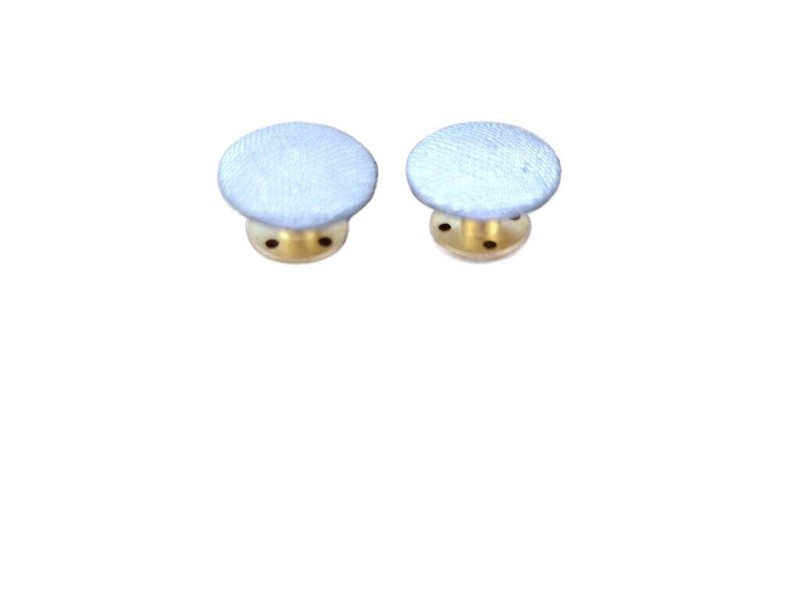 PAIR OF WW2 German Officer/Major DRESS shoulder board buttons silver 17MM