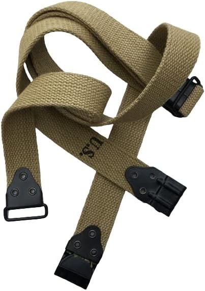 WWI WWII M1903 Thompson Kerr Pattern Adjustable Sling Khaki Color gallery