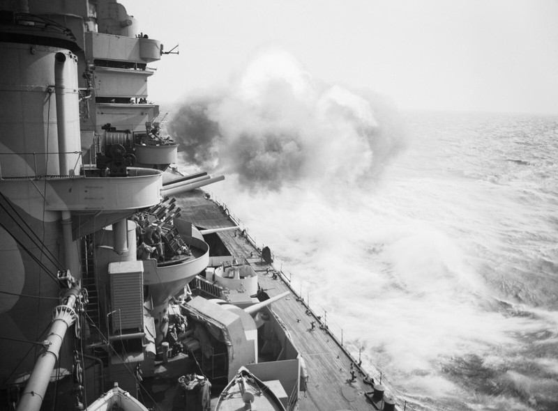 WW2 WWII Photo World War Two / Royal Navy Battleship HMS Rodney 1940