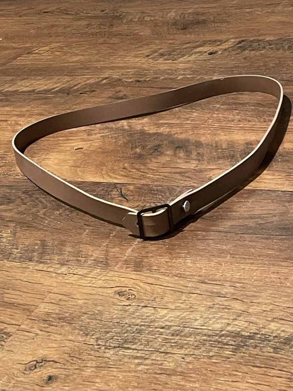SKS Reproduction Rifle Sling Brown Plastic 43 Inch Military Style