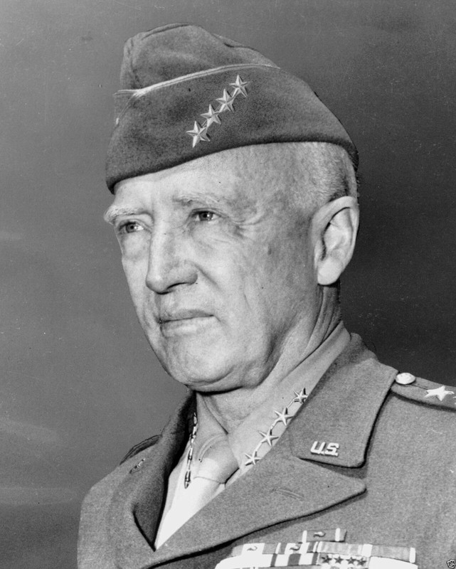 General George S. Patton World War 2 WWII 8 x 10 US Military Army Photo Picture