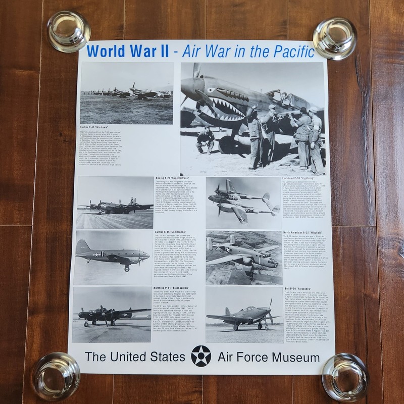 WWII Air War Posters Europe/Pacific United States Air Force History Museum Info