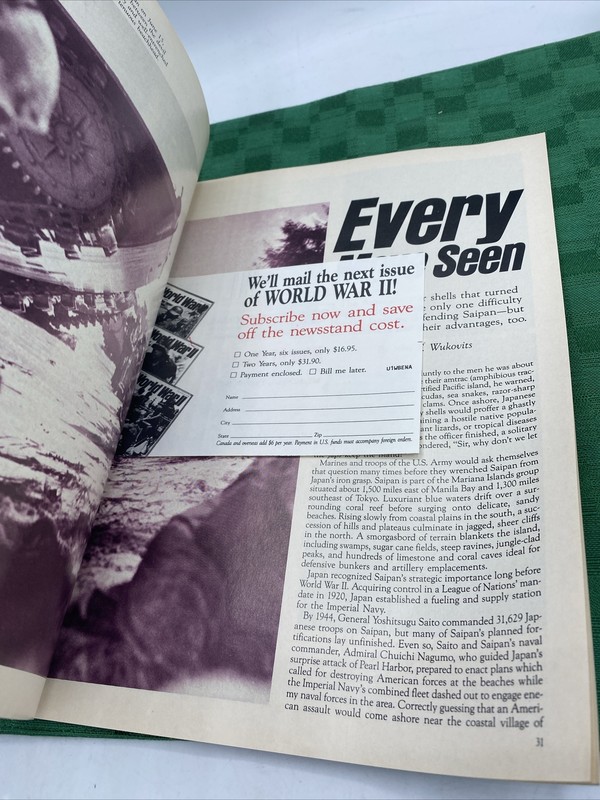 WORLD WAR II - VINTAGE MAY 1991- MAGAZINE BOOKLET! gallery