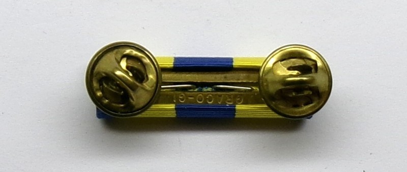 WW II U.S. Navy Expeditionary Wake Island Service Ribbon with Silver "W" Device gallery