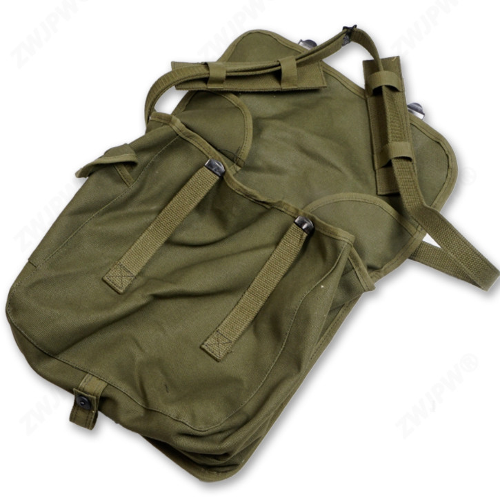 WWII USMC Field Pack Shoulder Bag Pouch Canvas Green gallery