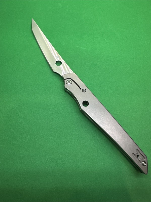 Spyderco COBOL (Clone) Folding Knife 3.25" M390 Titanium gallery