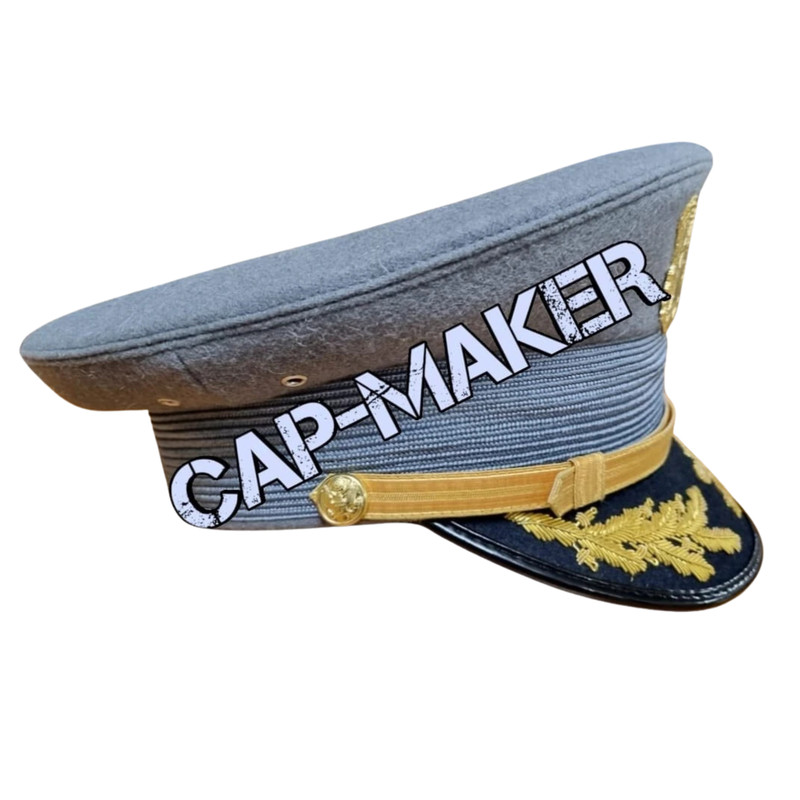 Replica US Army Field Grade Officer Service Dress grey wool Hat Cap All Sizes gallery