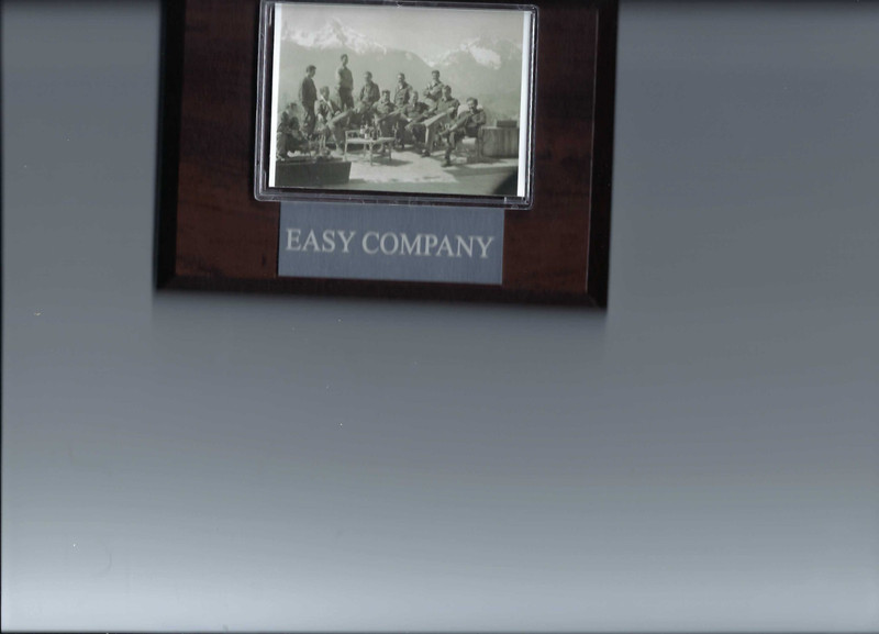EASY COMPANY PLAQUE WWII US ARMY INFANTRY PARATROOPERS EAGLES NEST
