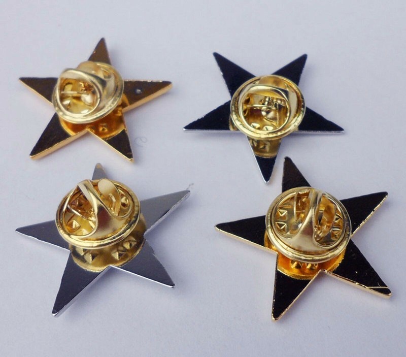 US Army Air Force US Navy One Star Rank Badge Pin Insignia TWO PAIR-US147 gallery