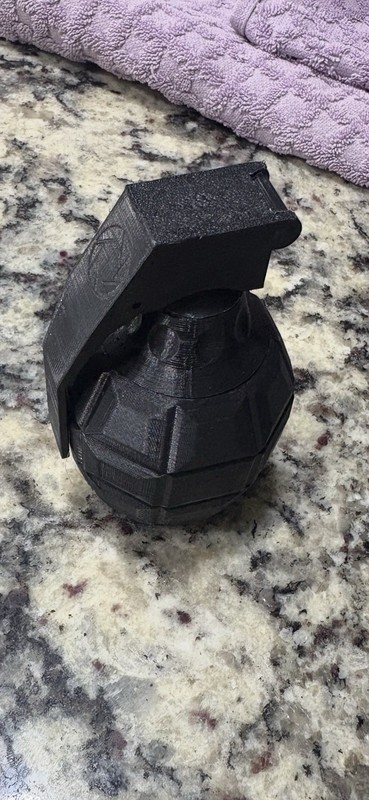 Replica 3D Printed Grenade Container￼ gallery