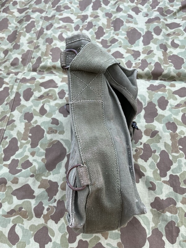 WWII US ARMY GP Ammo Thomson Shoulder Bag Carry Pouch With Strap gallery