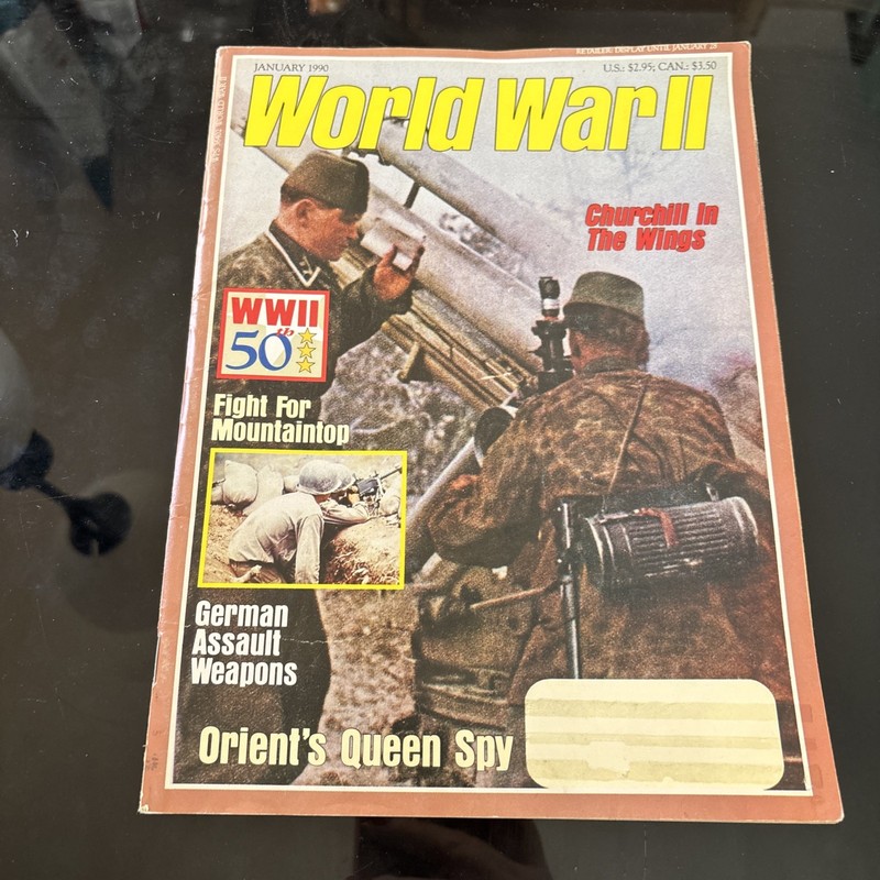 World War II Magazine WWII January 1990