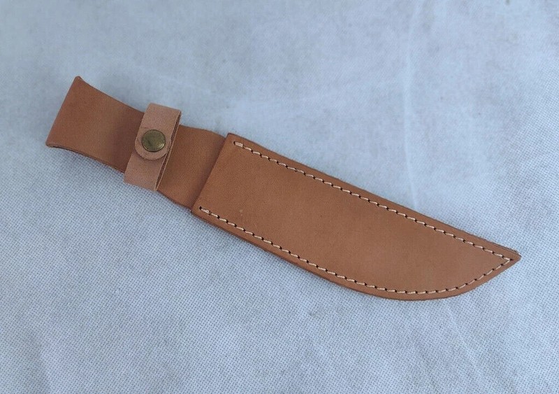 MILITARY US NAVY PARRIS SHEATH KNIFE KNIFE GENUINE LEATHER SCABBARD COVER