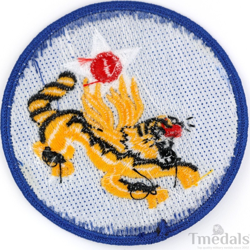 US ARMY 14th AIR FORCE CORPS WWII FLYING TIGERS AVG FORCE PATCH USA WW12 CHINA! gallery