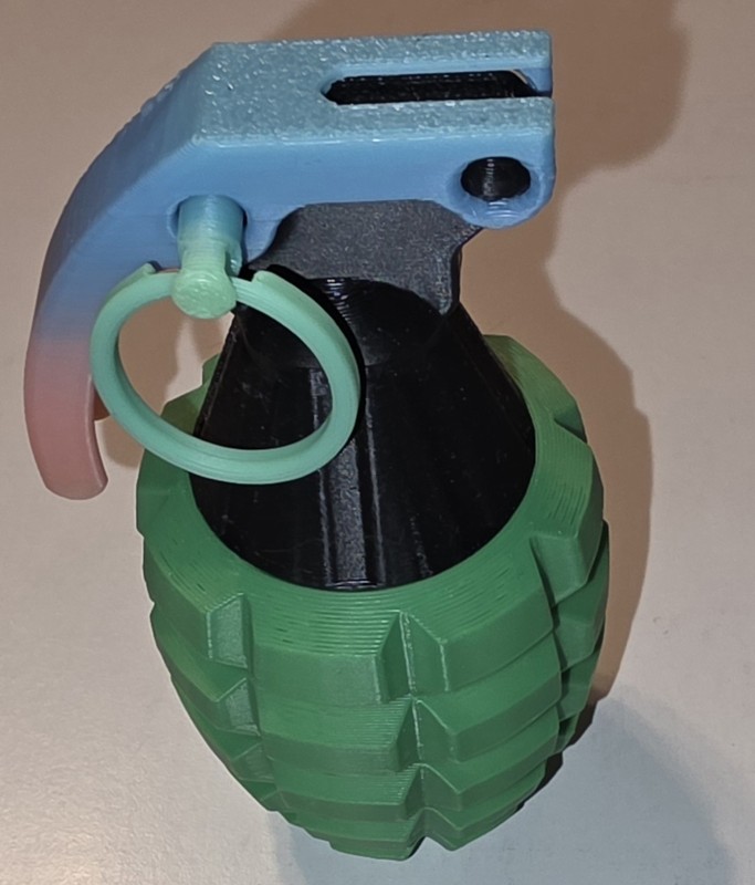 3D Printed Grenade / Container￼Toy