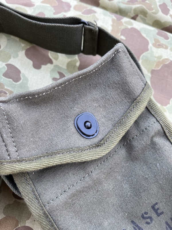 WWII US ARMY GREASE GUN .45 Ammo Thomson GP Shoulder Bag Carry Pouch gallery
