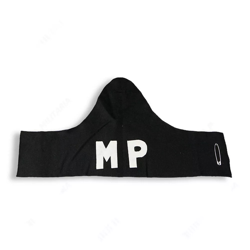 US ARMY MP IRREGULAR WOOLEN ARMBAND BLACK REPLICA MOVIE PROPS