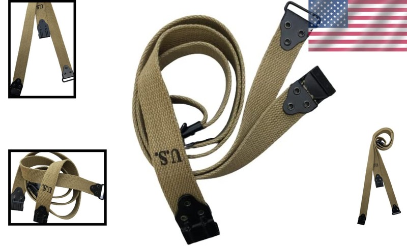 WWI WWII M1903 Thompson Kerr Pattern Sling-Khaki Color gallery