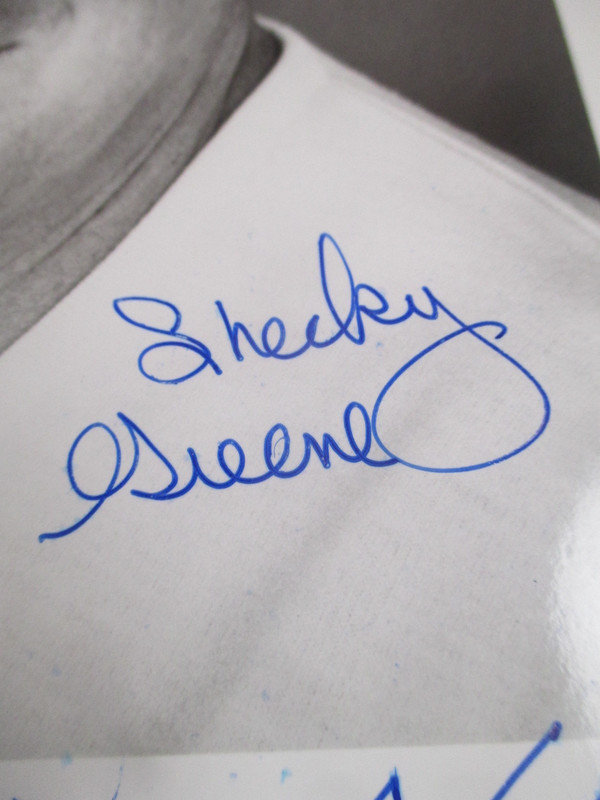 AUTHOR SIGNED / AUTOGRAPH INDEX CARD: COMEDIAN SHECKY GREENE, SPLASH, COMBAT! gallery
