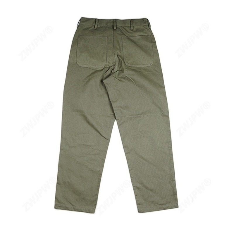 WWII WW2 WWII US GREEN USMC HBT Army Field Pants Trousers Size 32 gallery