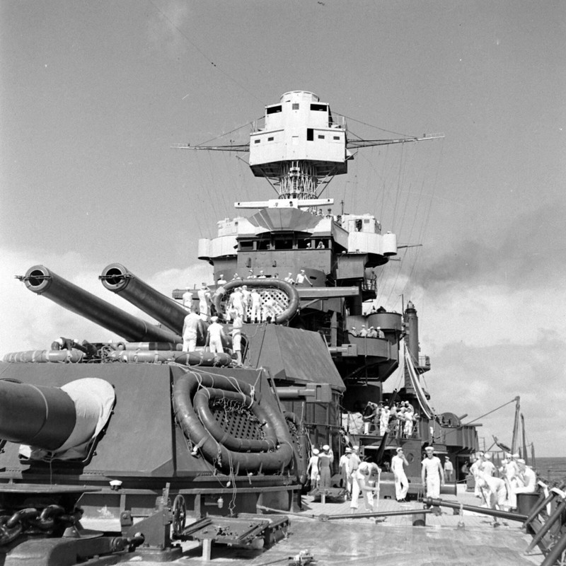 WW2 WWII Photo World War Two / USS Maryland BB-46 Hawaii 1941 US Navy / 7533